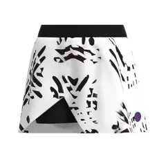 BIDI BADU - Falda Melbourne Printed Cut Out - WhiteBlack