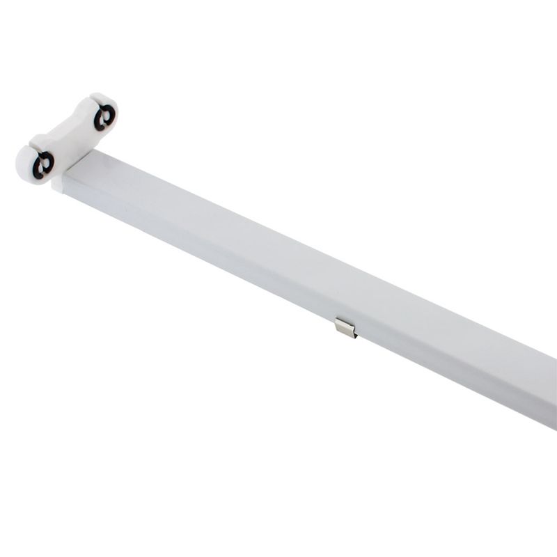 STANDARD - Canoa para Tubo Led Doble de Acero