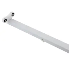 STANDARD - Canoa para Tubo Led Doble de Acero