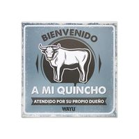 CUADRO DECO BEER 25*25CM WAYU