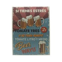 CUADRO DECO BEER 40*30CM WAYU