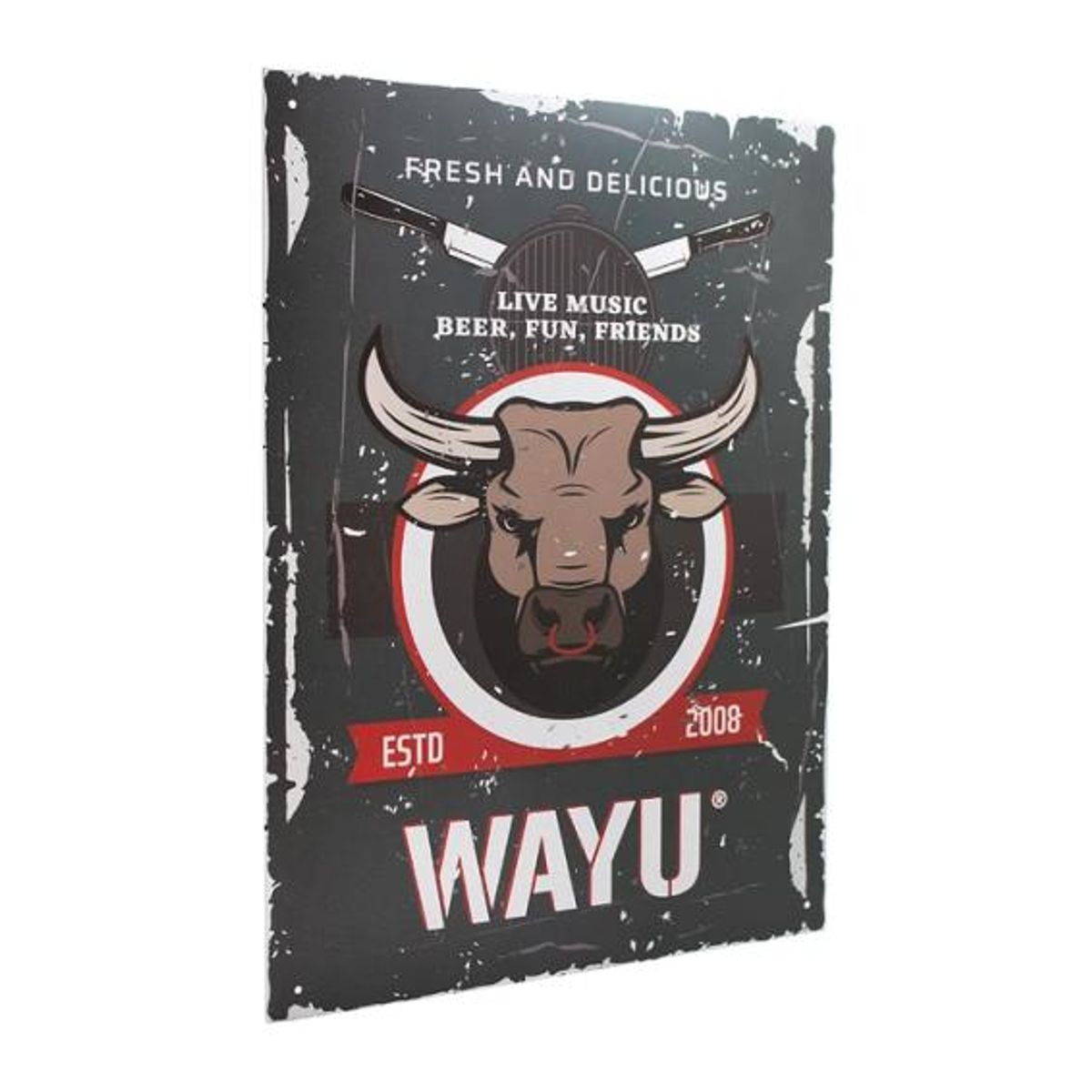 KEEP - CUADRO DECO TORO  40*30CM WAYU