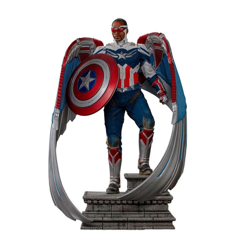 IRON STUDIOS - IRON STUDIOS FIGURA CAPITAN AMERICA SAM CLOSED WING FNTW 1/4