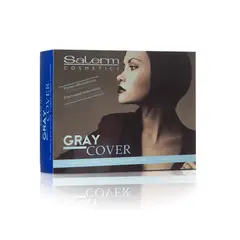 SALERM - Ampollas gray cover cubre canas mezcla con tu tinte12 unidades