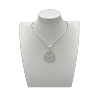 Collar Tetragrammaton Protección Plata Italiana Ley 925 60 Cm
