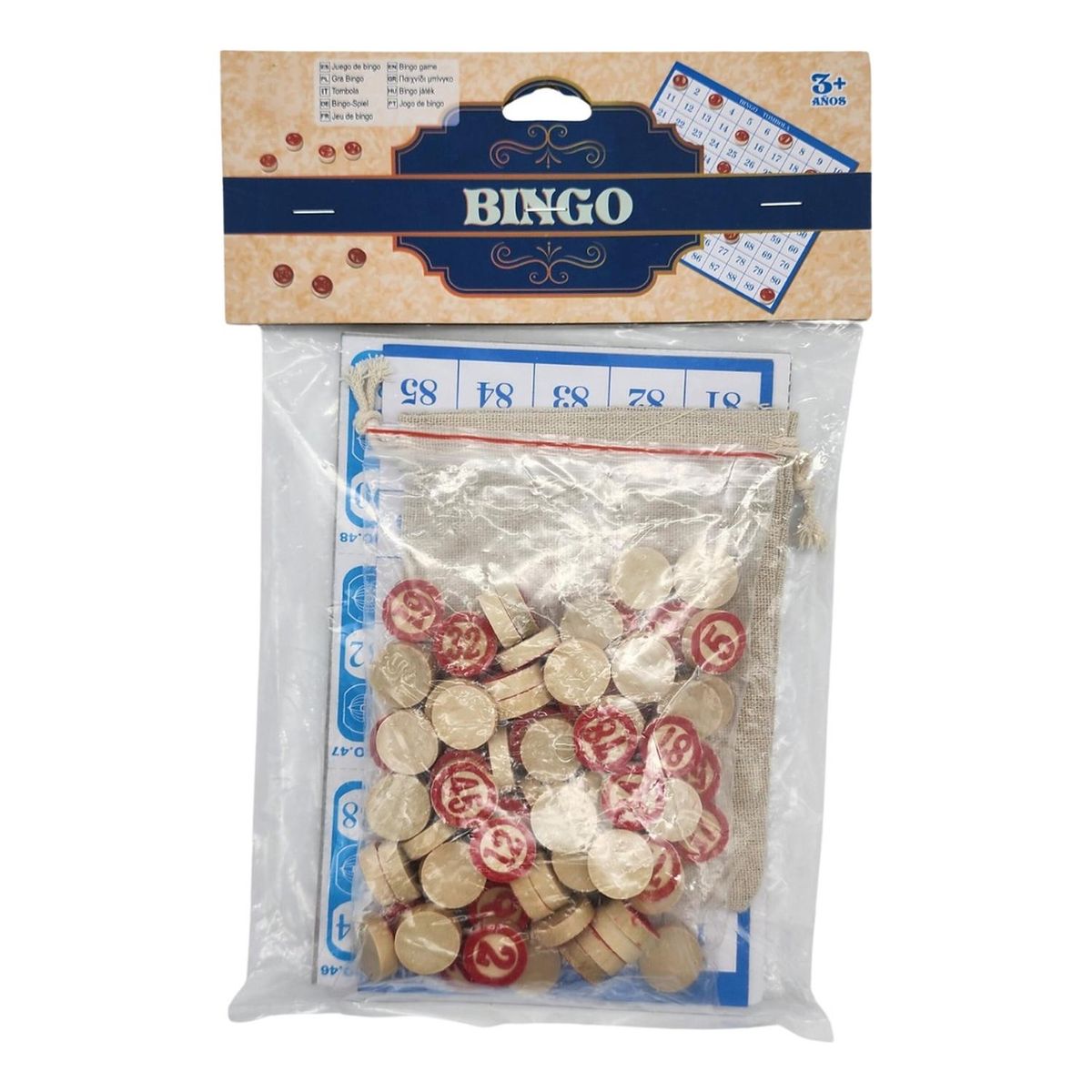 GENERICO - Juego De Mesa Bingo Familiar En Bolsa