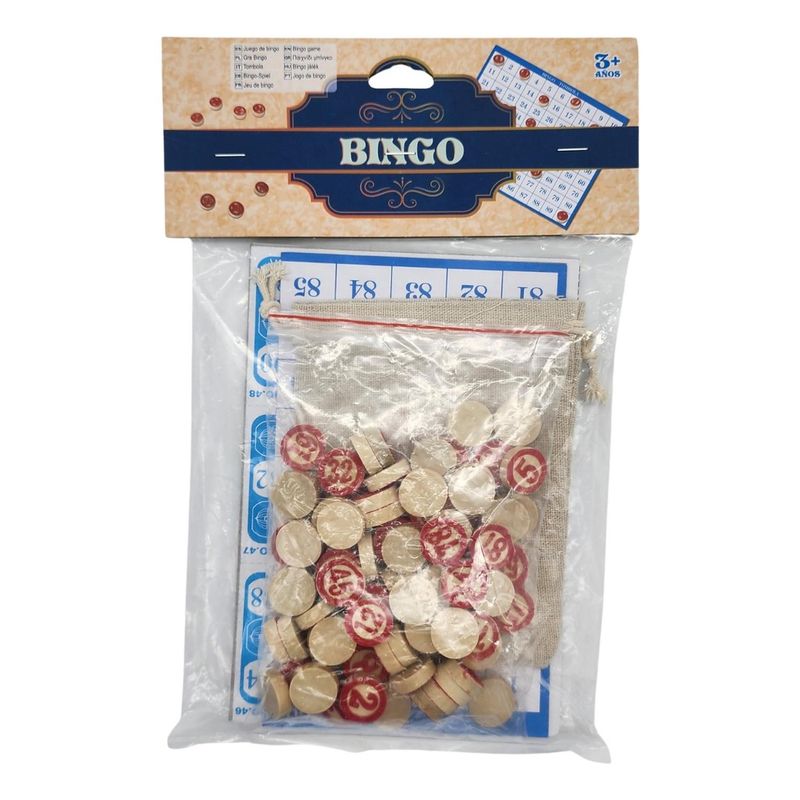 GENERICO - Juego De Mesa Bingo Familiar En Bolsa