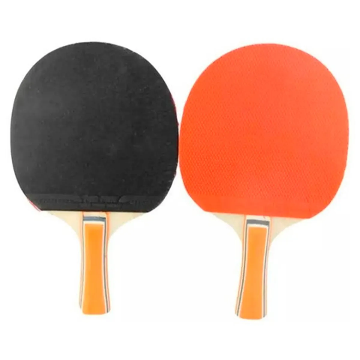 GENERICO - Pack X2 Set Juego Dos Paletas Raquetas Ping Pong + 3 Pelotas