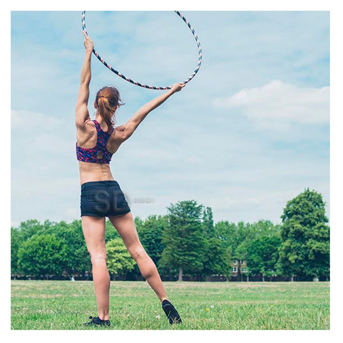 SDFIT - Pack 10x Hula Hula 100 cm Laser Plaster MK-HL100L