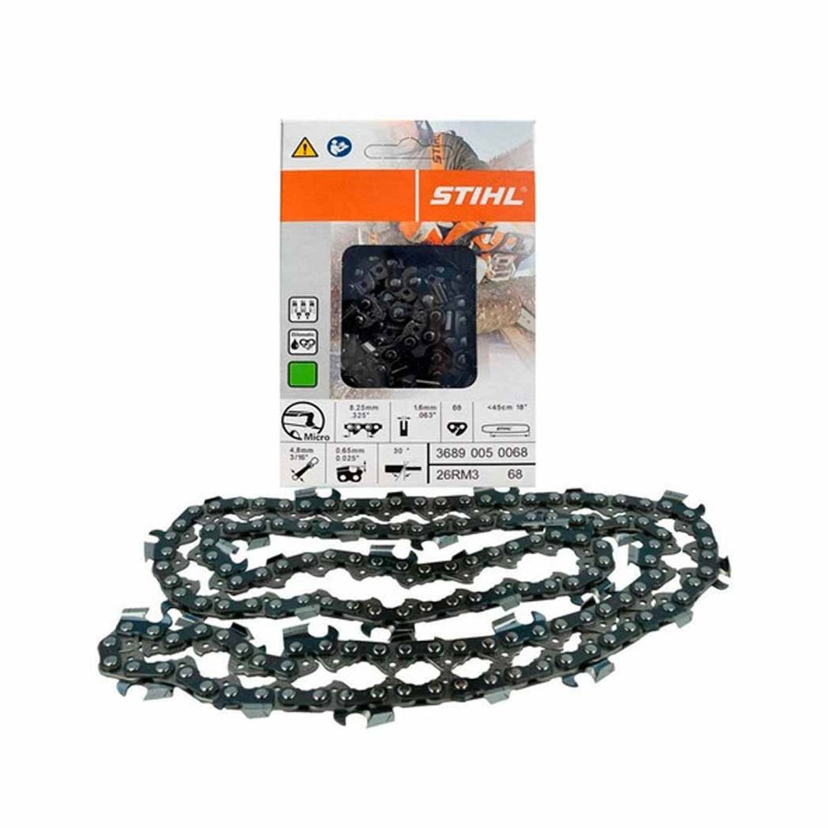 STIHL - Cadena para Motosierra 20″ (50cm) 1.6mm 72 Eslabones MS 310 Stihl