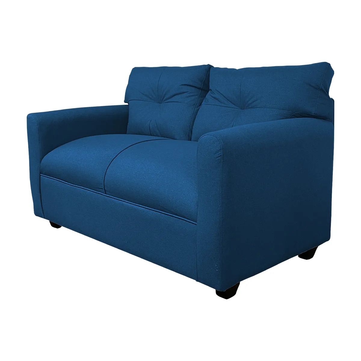SOFAS HOME - SOFA MATEO CHENILLE AZUL PATA PLASTICA 2C