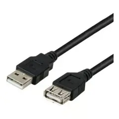 DBLUE - CABLE USB EXTENSION 2 MTS NEGRO