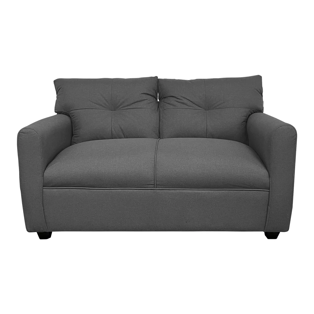 SOFAS HOME - SOFA MATEO CHENILLE GRIS PATA PLASTICA 2C