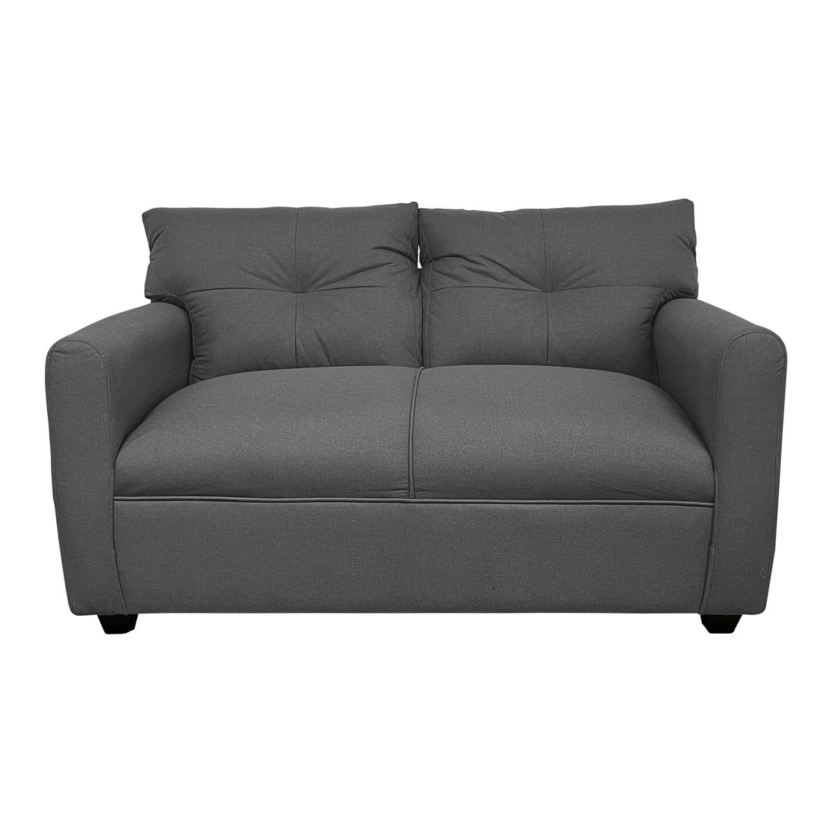 SOFAS HOME - SOFA MATEO CHENILLE GRIS PATA PLASTICA 2C