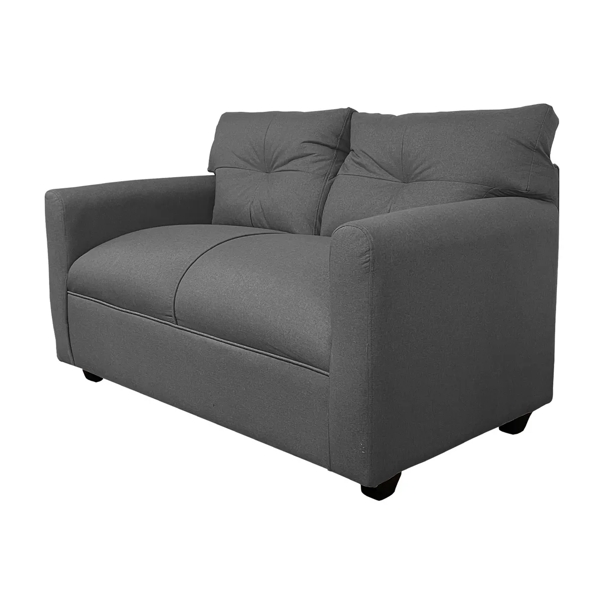 SOFAS HOME - SOFA MATEO CHENILLE GRIS PATA PLASTICA 2C