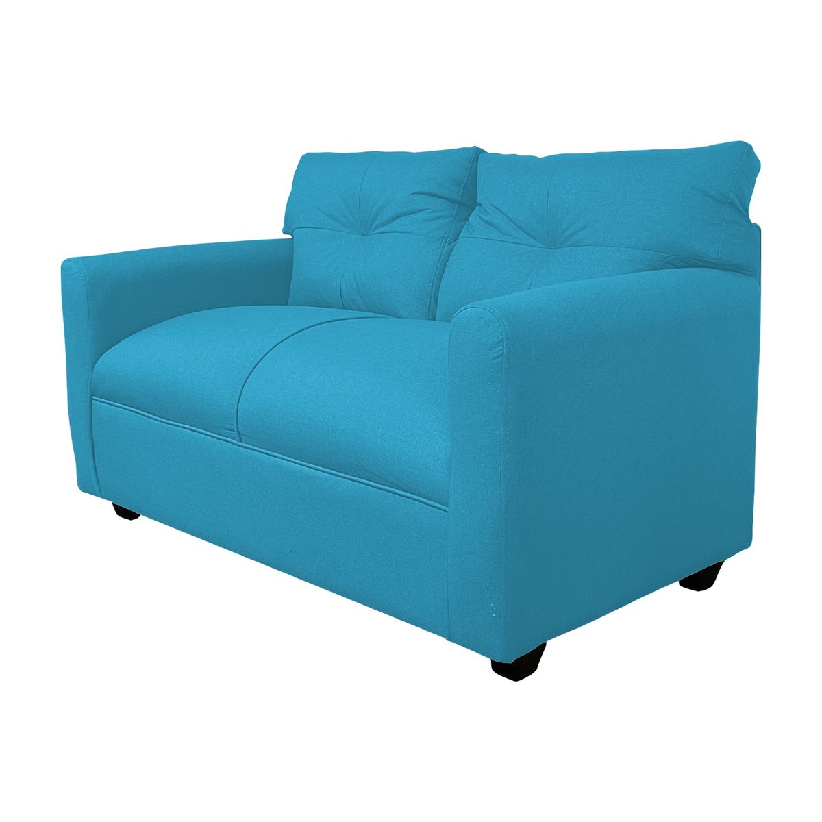 SOFAS HOME - SOFA MATEO CHENILLE TURQUESA PATA PLASTICA 2C