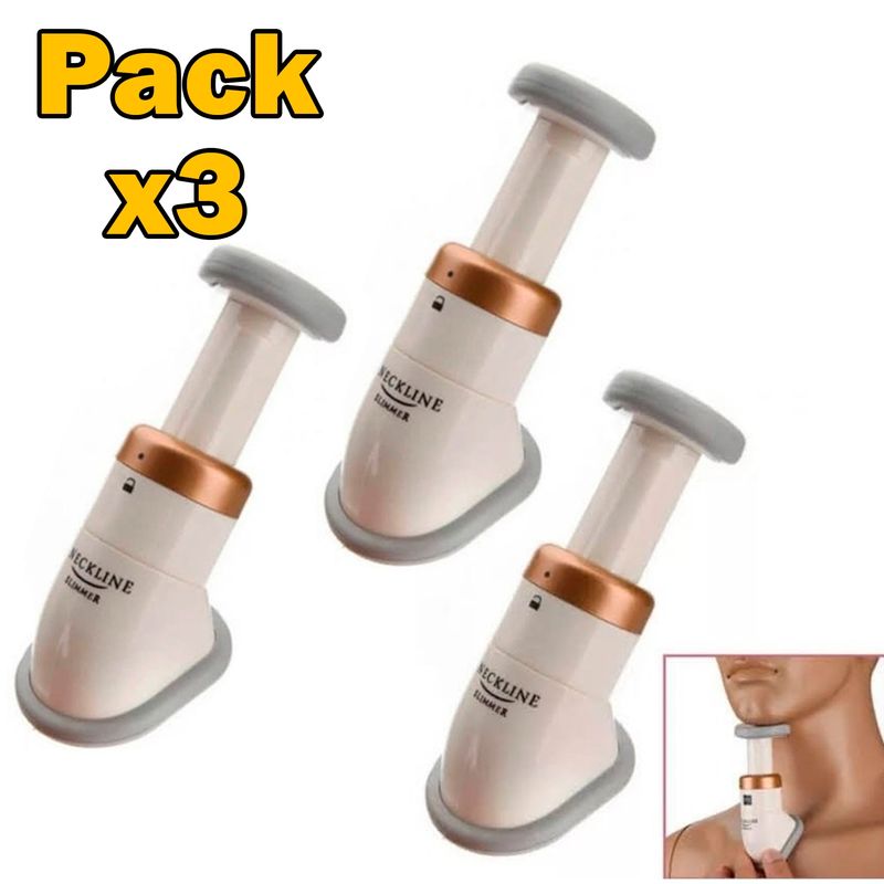 GENERICO - Pack X3 Tonificador Reductor De Papada Moldeador