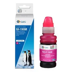 GENERICO - Tinta Magenta Refill Ink Para Canon GI-190 /790/890/990 G&G 70 ml
