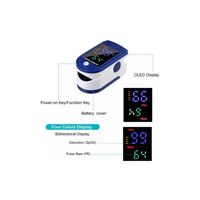 Oximetro Saturometro Pulsometro Pediátrico Y Para Adultos con pilas incorporadas