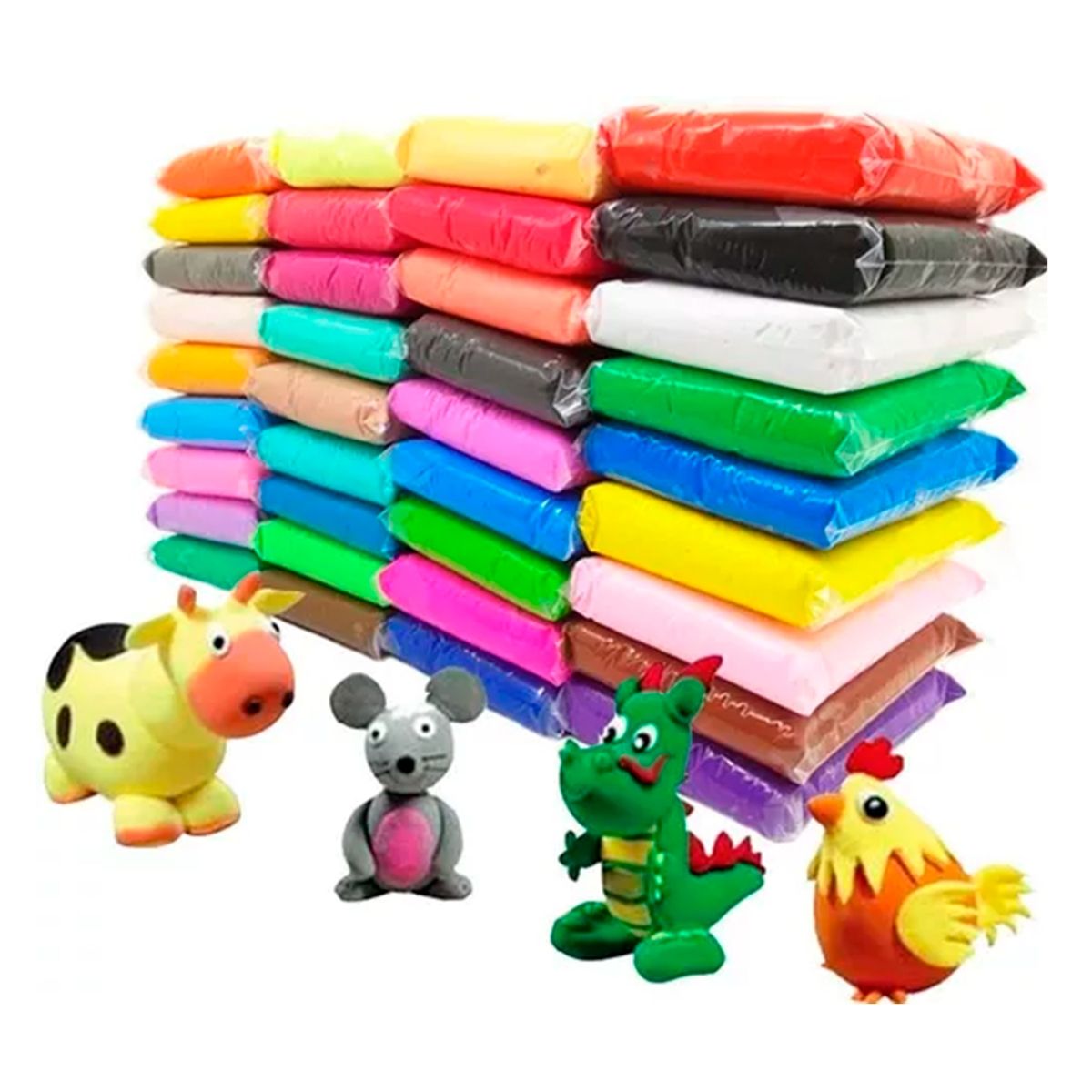 GENERICO - Set 36 Masa Fummy Moldeable Colores Surtidos