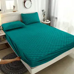 GENERICO - Cubrecolchon Impermeable 2 Plazas Calipso + Fundas Para Almohadas