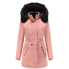 BLWOENS - Chaqueta térmica de doble cara para mujeres - Rosa