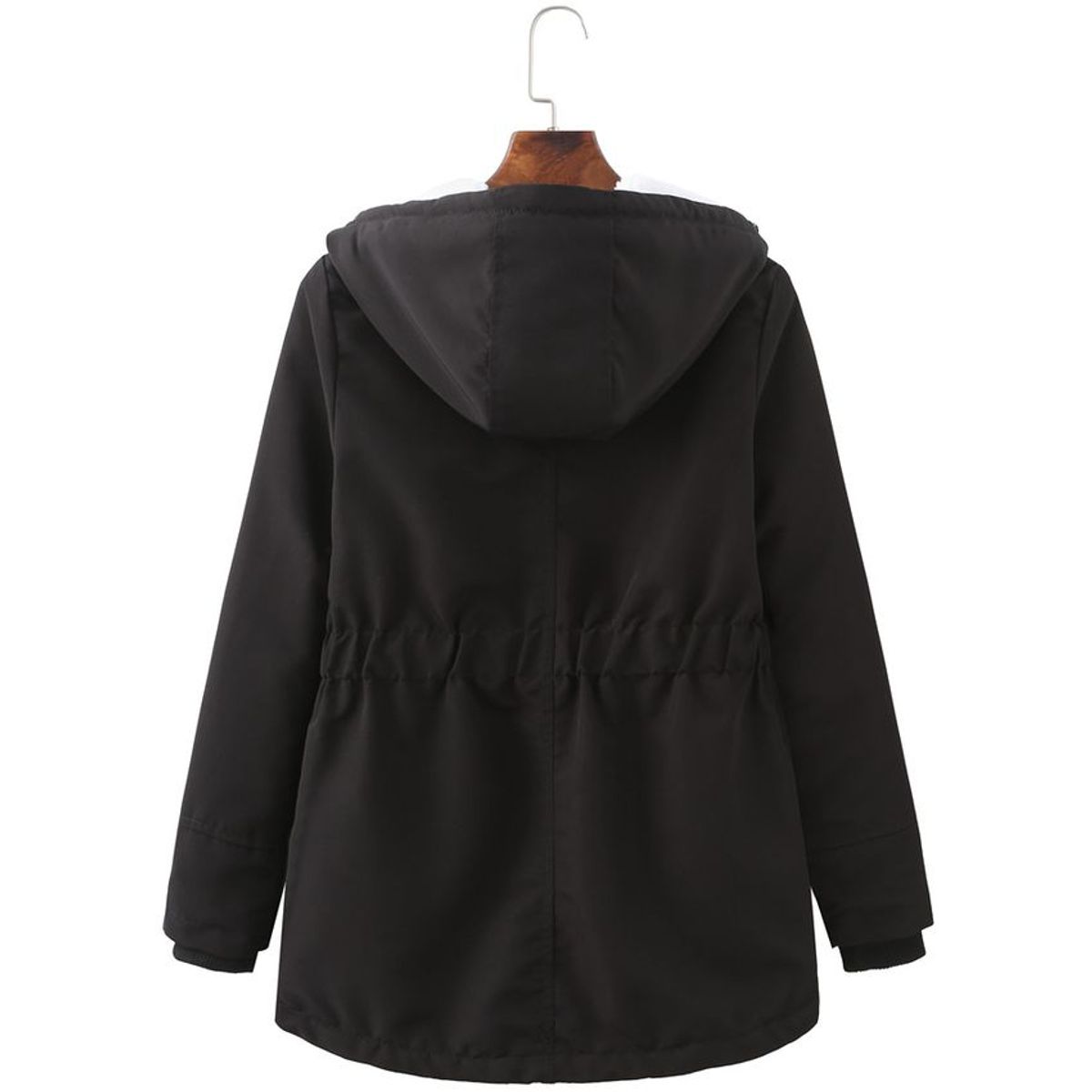 BLWOENS - Chaqueta térmica con capucha para mujeres - Negro