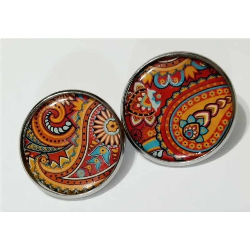 CATHALIFAUDJOYAS - Aros resina tope apriete CathalifaudJoyas
