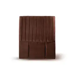 LATAM HOME - RESPALDO SORRENTO TELA CHOCOLATE 1 1/2 PZA