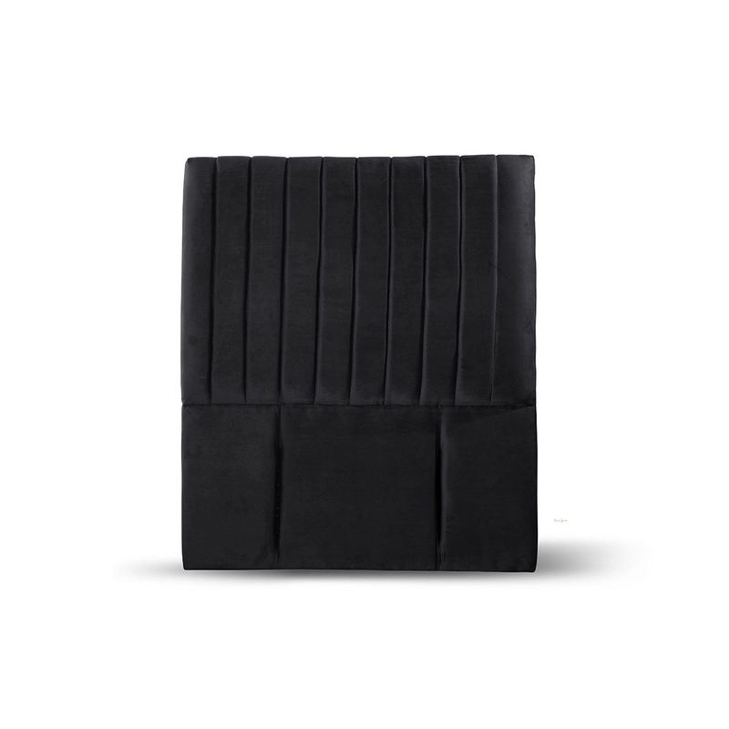 LATAM HOME - RESPALDO SORRENTO TELA NEGRO 1 1/2 PZA