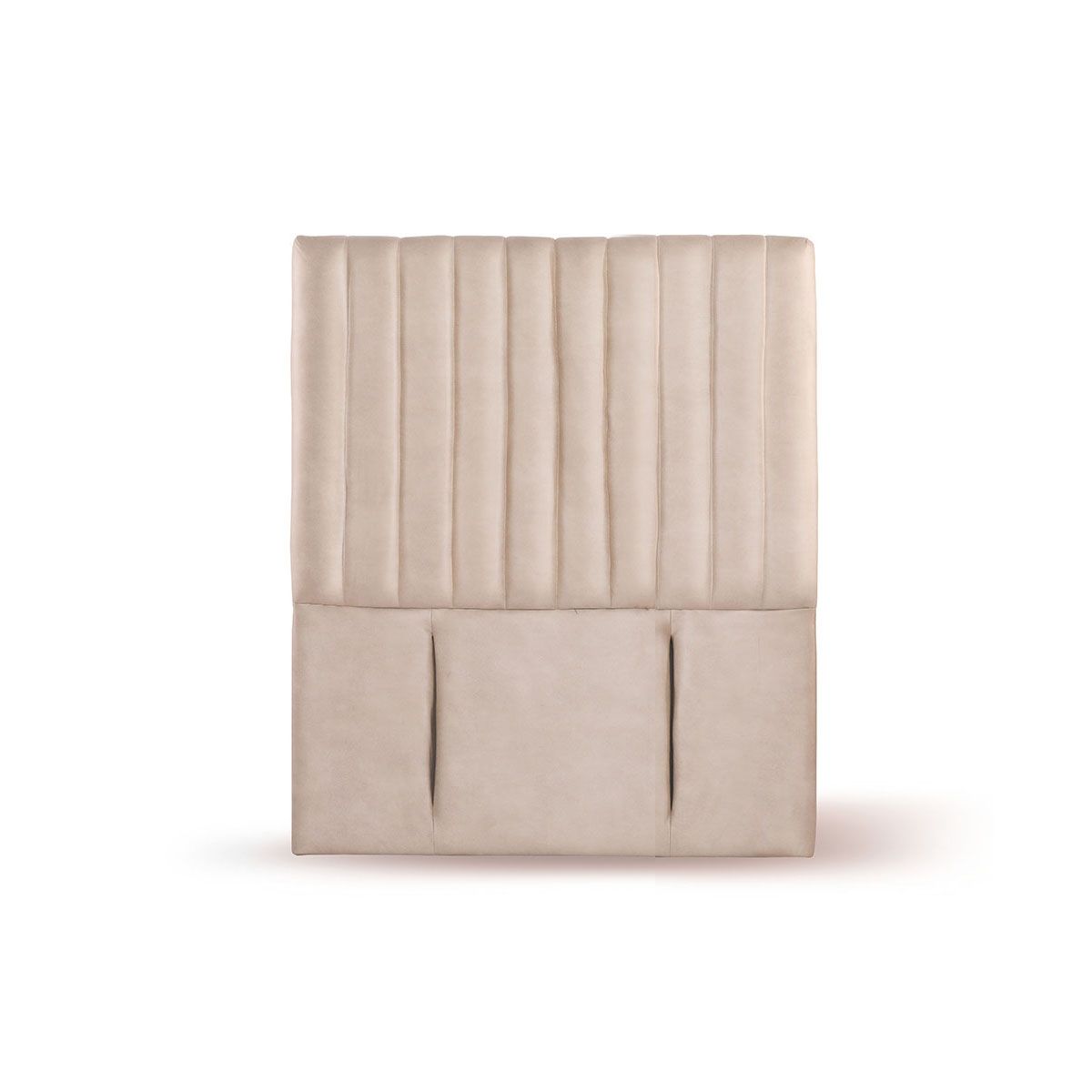 LATAM HOME - RESPALDO SORRENTO CUERO BEIGE 1 1/2 PZA