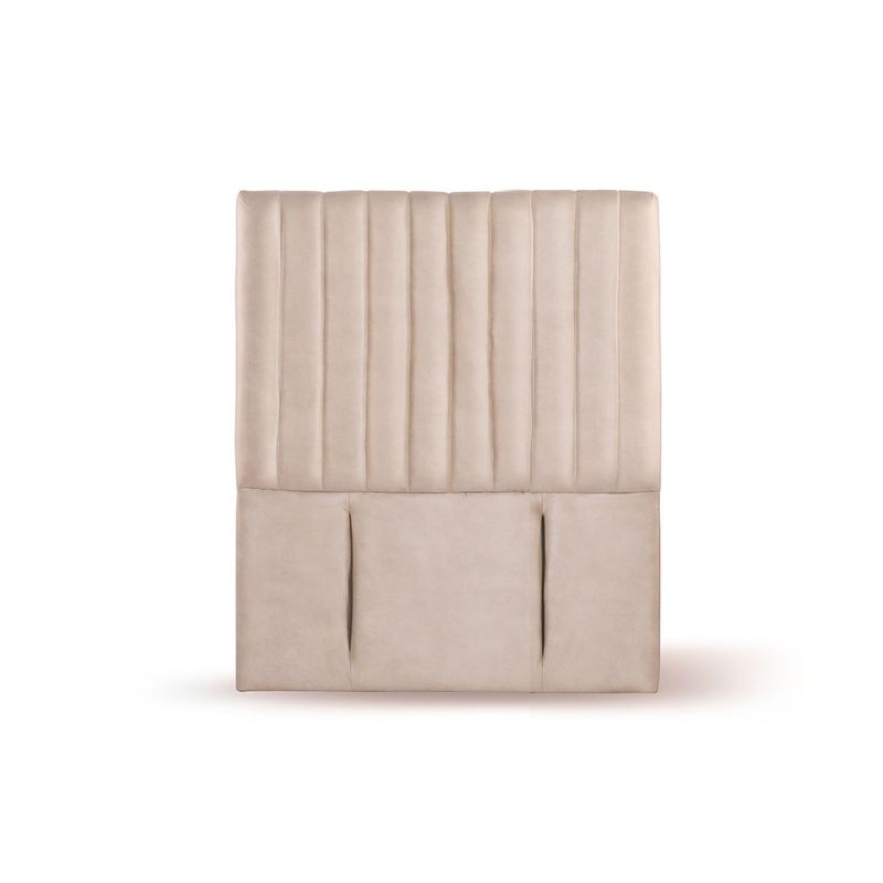 LATAM HOME - RESPALDO SORRENTO CUERO BEIGE 1 1/2 PZA