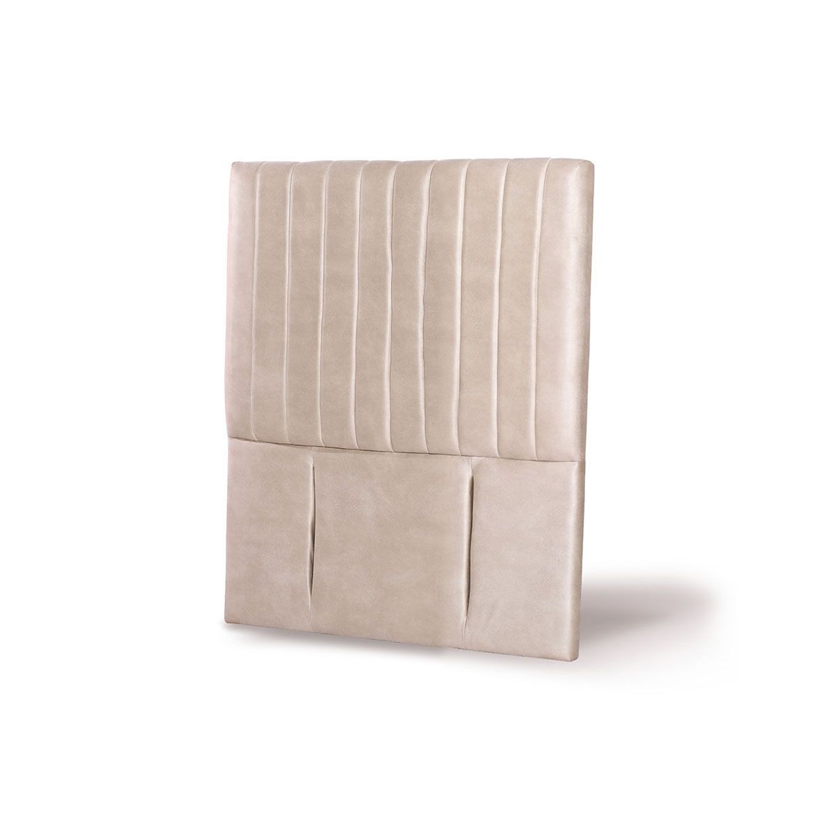 LATAM HOME - RESPALDO SORRENTO CUERO BEIGE 1 1/2 PZA