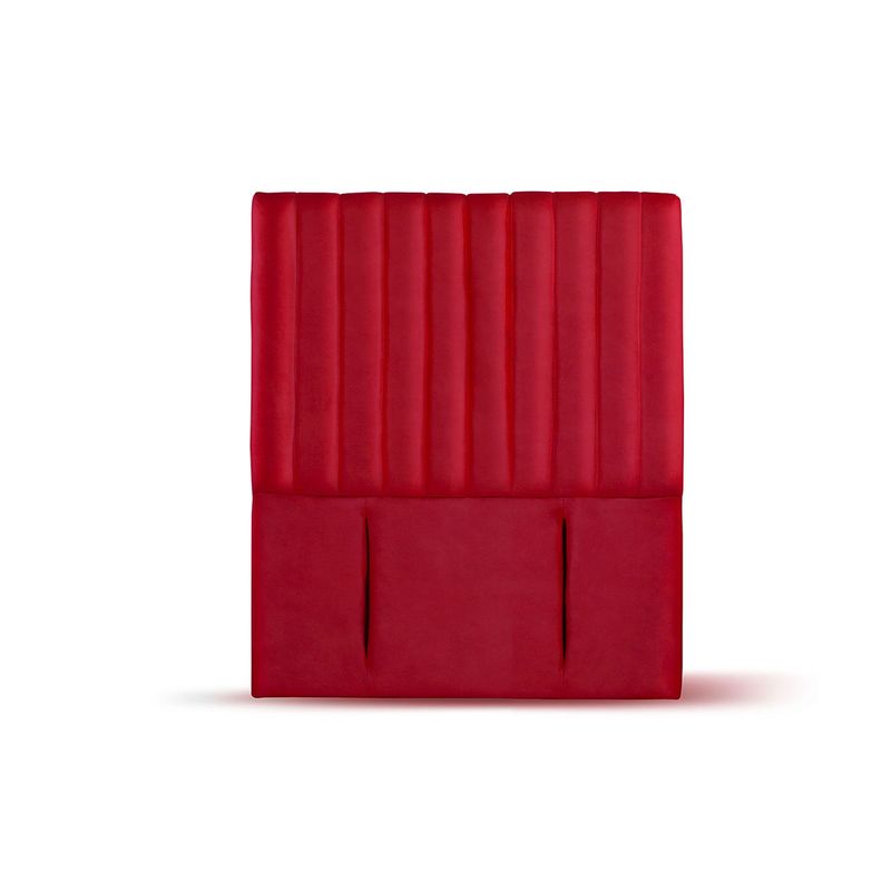 LATAM HOME - RESPALDO SORRENTO CUERO ROJO 1 1/2 PZA