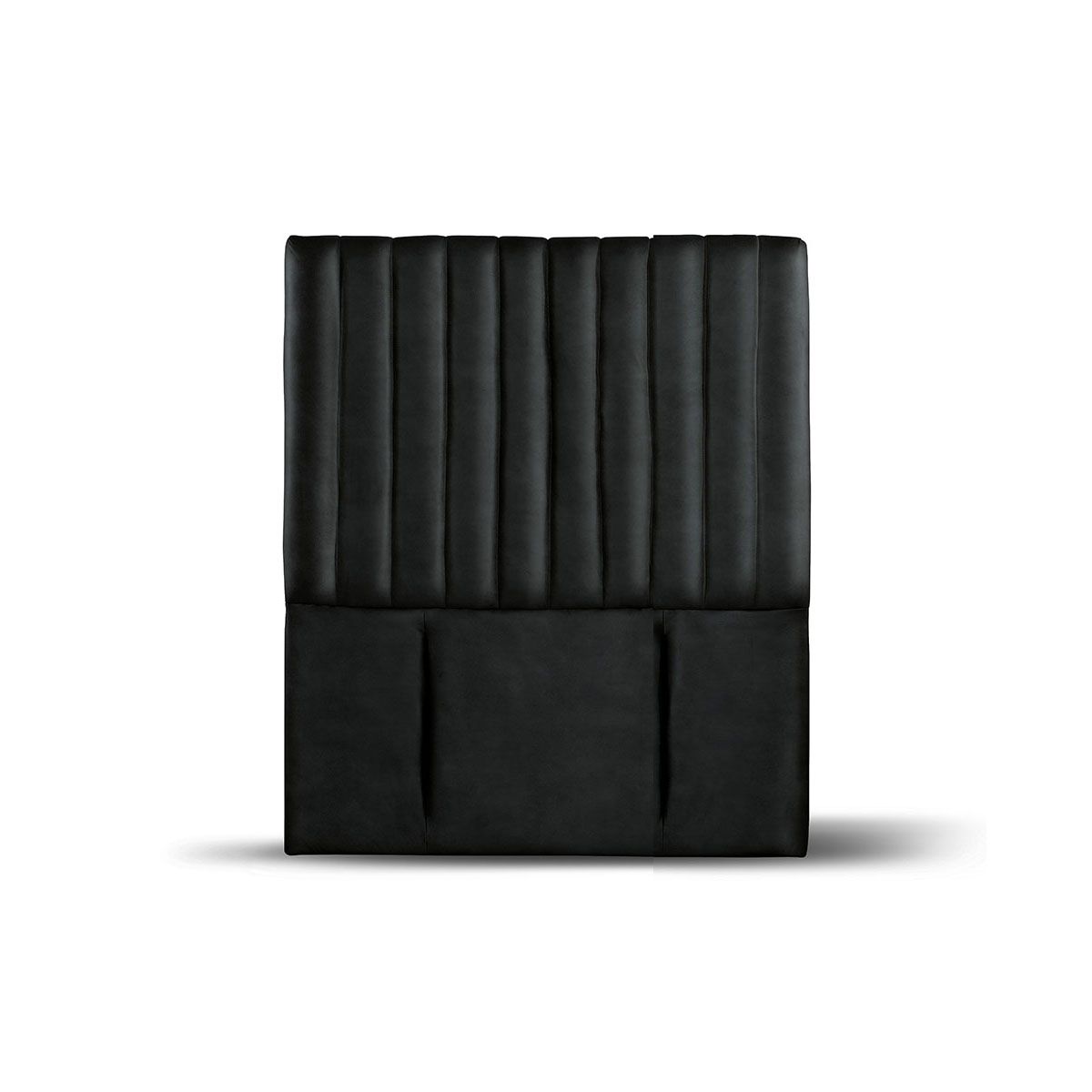 LATAM HOME - RESPALDO SORRENTO CUERO NEGRO 1 1/2 PZA