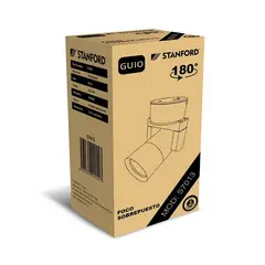STANDARD - Foco Sobrepuesto Giratorio GU10 Aluminio Gris