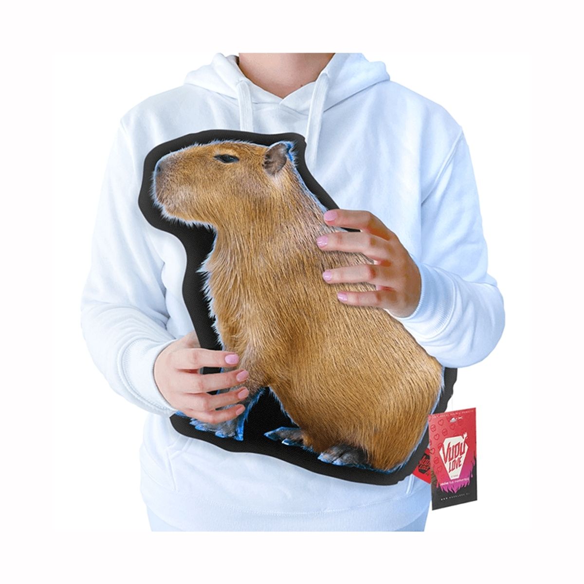 Cojín Carpincho Capibara Chiquito Meme 40cm Vudú Love, marca VUDU LOVE - Foto Principal