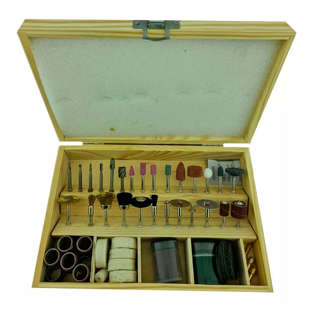 GENERICO - Kit Set Jgo De Acc Para Minitorno Tipo Dremel 100pc Crownman