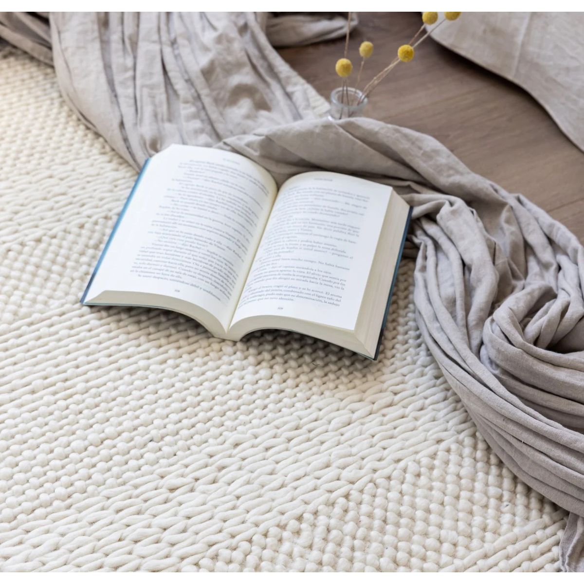 TRIBUS DEL MUNDO - Alfombra Lana Sagar 70 x 140 cm