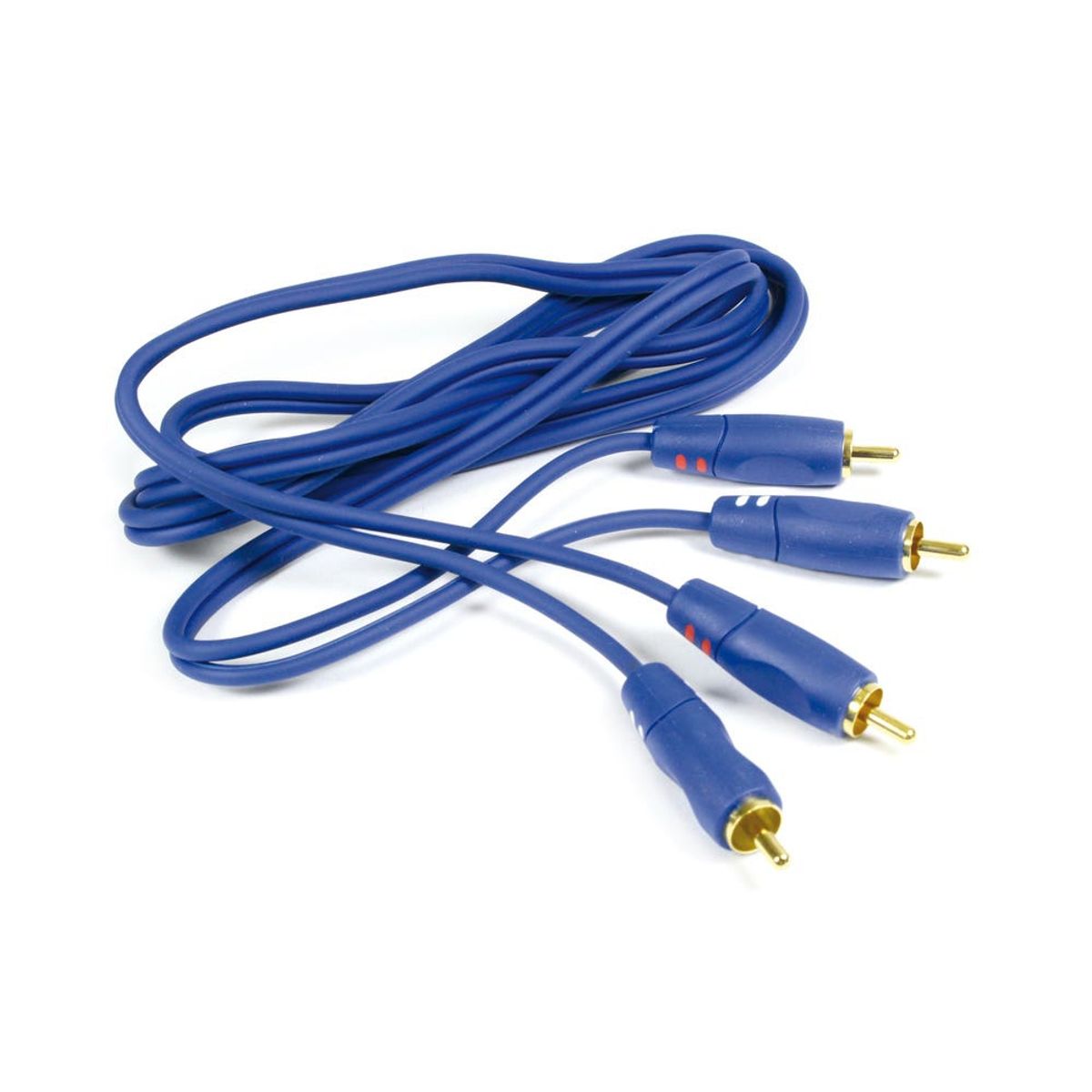 GEN - CABLE AUDIO 15MT 2X2RCA MM DORADOAZUL