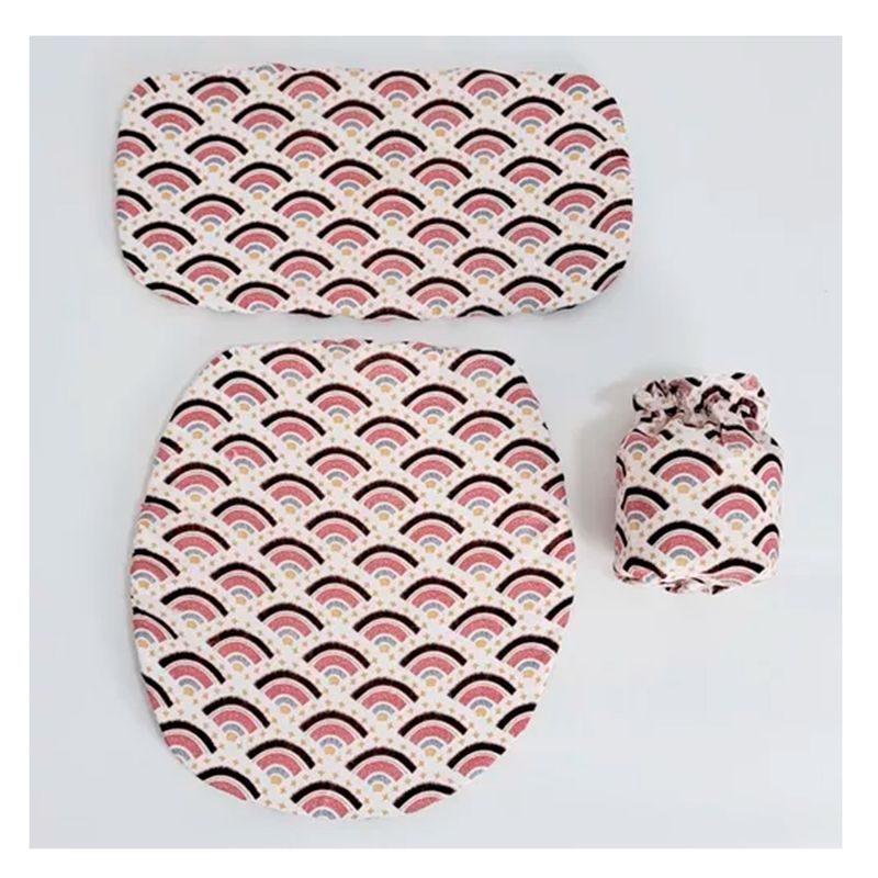 GENERICO - Set 4 Piezas Textil De Baño Microfibra Multicolor