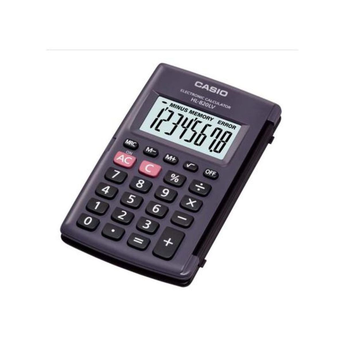 CASIO - Calculadora De Bolsillo 8 Digitos Negro HL-820LVBK Casio