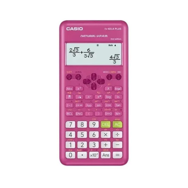 CASIO - Calculadora Cientifica 252 Funciones Rosado  Casio