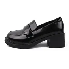 VATYERTY - Mocasines minimalista sin cordones plataforma