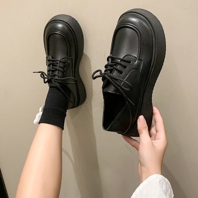 VATYERTY - Zapatos oxford con cordón delantero plataforma