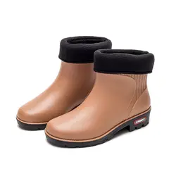 VATYERTY - Mujer Botas de agua con diseño de letra punta redonda lluvia
