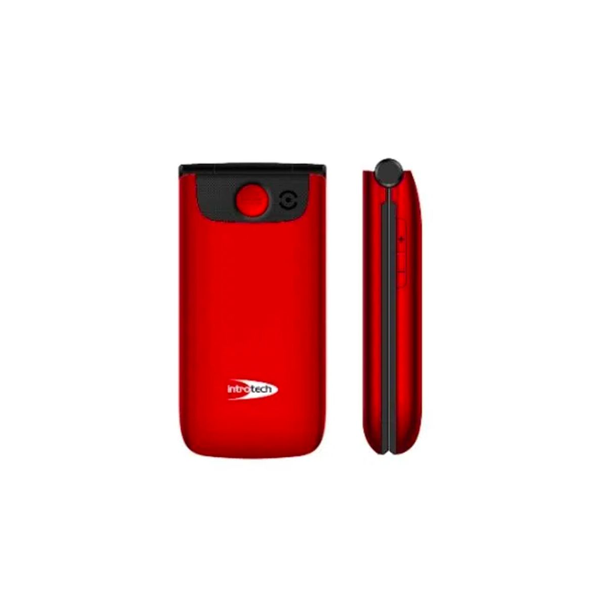INTROTECH - Celular Senior 4G Clamshell 1450mAH Rojo Introtech