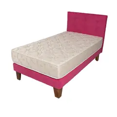 SPOMO - Eurobox FisioFlex Capitoné 1 PL Rosada