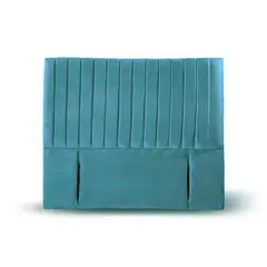 LATAM HOME - RESPALDO SORRENTO TELA TURQUESA 2 PZA