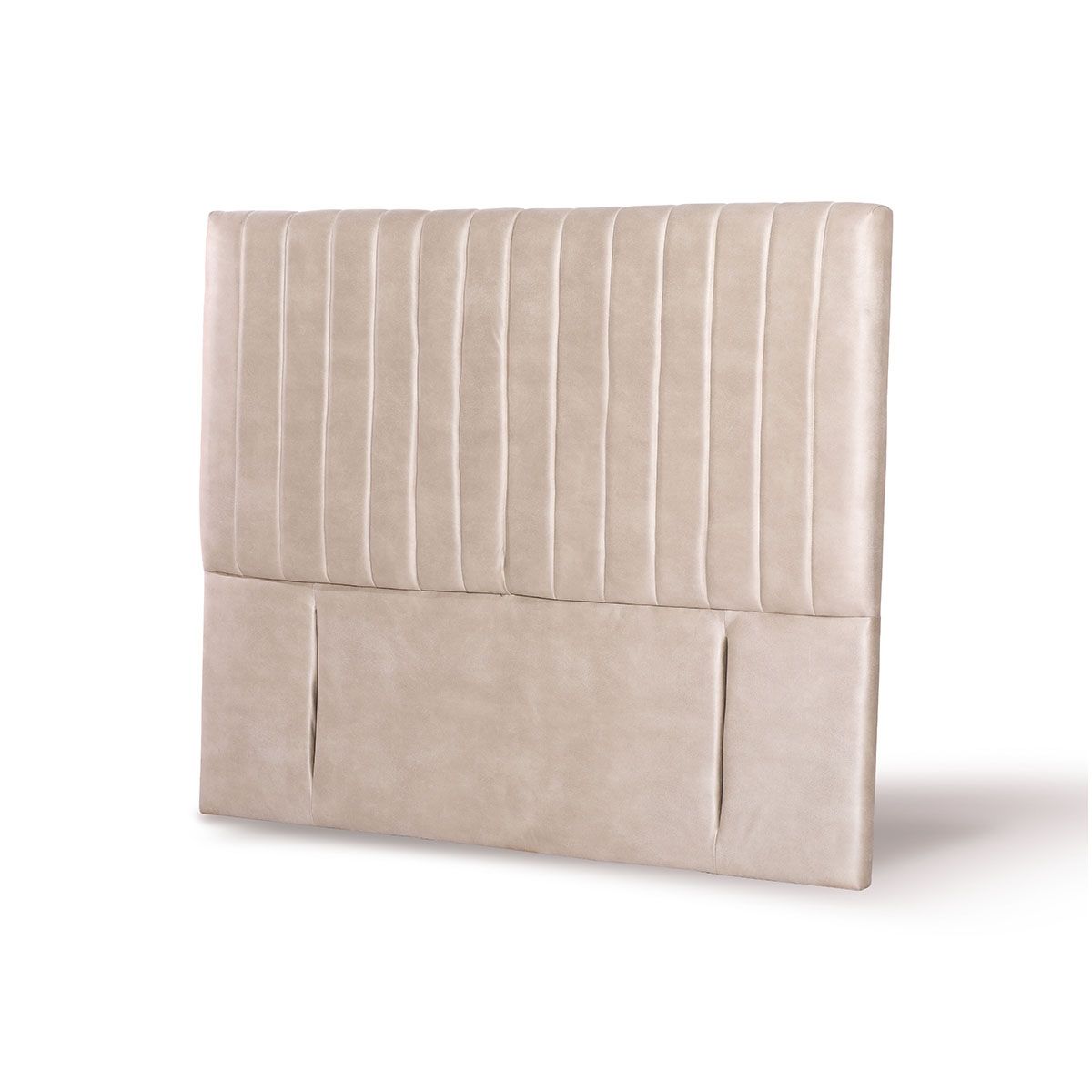 LATAM HOME - RESPALDO SORRENTO CUERO BEIGE 2 PZA